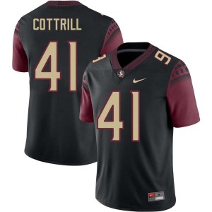 Men AJ Cottrill Black FSU #41 Game Jersey 657423-794