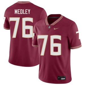 Men Adrian Medley Garnet Florida State Seminoles #76 2025-26 Jersey 743633-793