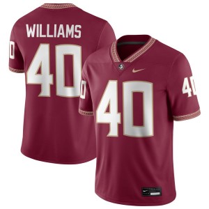 Men Amaree Williams Garnet Florida State Seminoles #40 2025 Jerseys 403242-155