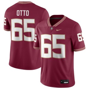 Men Andre Otto Garnet Noles #65 Replica Jerseys 732808-334