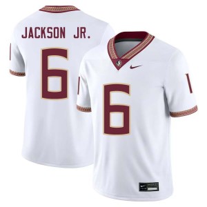 Men Darrell Jackson Jr. White Noles #6 NCAA Jersey 659082-799