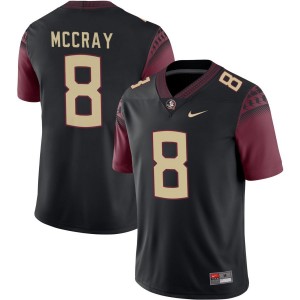 Men Deante McCray Black Noles #8 NCAA Jerseys 784233-581