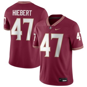 Men Donny Hiebert Garnet Seminoles #47 Official Jerseys 780996-103