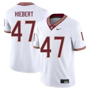 Men Donny Hiebert White Florida State #47 Game Jersey 957628-181
