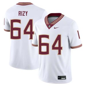 Men Jacob Rizy White Florida State #64 High School Jersey 362789-482