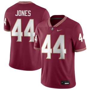 Men Jaden Jones Garnet Florida State #44 Stitched Jersey 723887-149