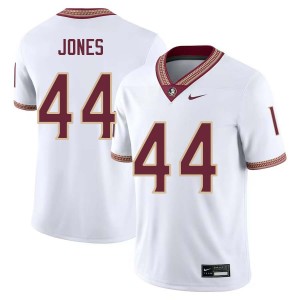 Men Jaden Jones White Florida State #44 2025 Jersey 449968-194