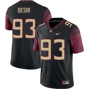 Men Mandrell Desir Black Florida State Seminoles #93 Stitched Jersey 281805-881