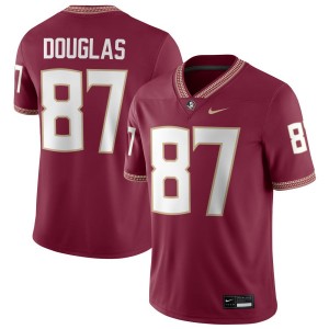 Men Markeston Douglas Garnet FSU Seminoles #87 Game Jersey 492889-316