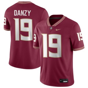 Men Micahi Danzy Garnet FSU Seminoles #19 Alumni Jersey 969322-823
