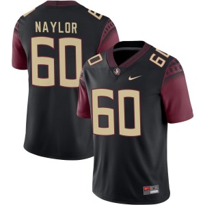Men Peyton Naylor Black FSU Seminoles #60 University Jerseys 581751-213