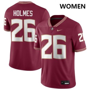 Women Caziah Holmes Garnet FSU #26 Player Jersey 234880-226