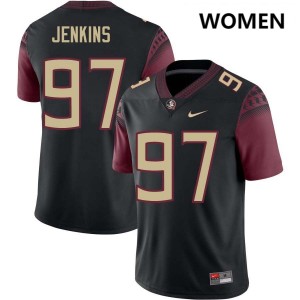 Women Jayson Jenkins Black Florida State #97 2025-26 Jersey 250348-431