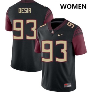 Women Mandrell Desir Black FSU #93 2025 Jersey 928912-715