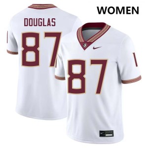 Women Markeston Douglas White FSU Seminoles #87 2025 Jersey 695877-731