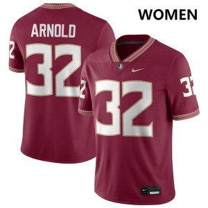 Women Mason Arnold Garnet FSU #32 Limited Jersey 790190-924