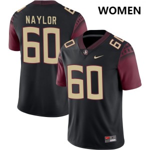 Women Peyton Naylor Black FSU #60 Game Jerseys 557979-514