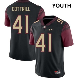Youth AJ Cottrill Black Noles #41 NCAA Jersey 327294-212