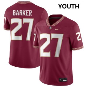 Youth Ashlynd Barker Garnet FSU #27 2025-26 Jerseys 687523-372