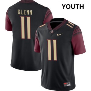 Youth Brock Glenn Black FSU Seminoles #11 Game Jerseys 780439-287