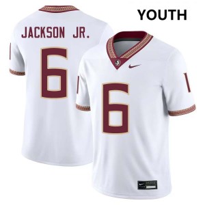 Youth Darrell Jackson Jr. White Noles #6 2025 Jerseys 631533-410