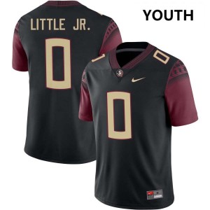 Youth Earl Little Jr. Black Florida State Seminoles #0 Alumni Jerseys 928540-957