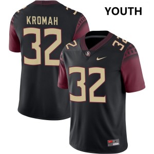 Youth Ousmane Kromah Black Florida State #32 Player Jersey 888320-939