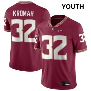 Youth Ousmane Kromah Garnet Florida State Seminoles #32 2025-26 Jersey 817923-383